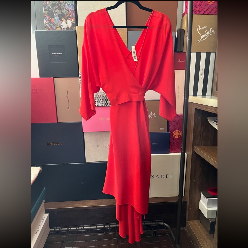 Diane Von Furstenberg Red Dress